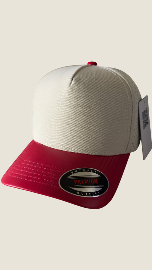 5PANEL VISOR CUERO