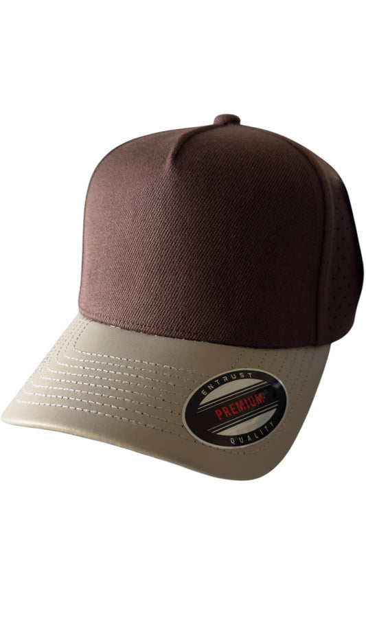 5PANEL VISOR CUERO