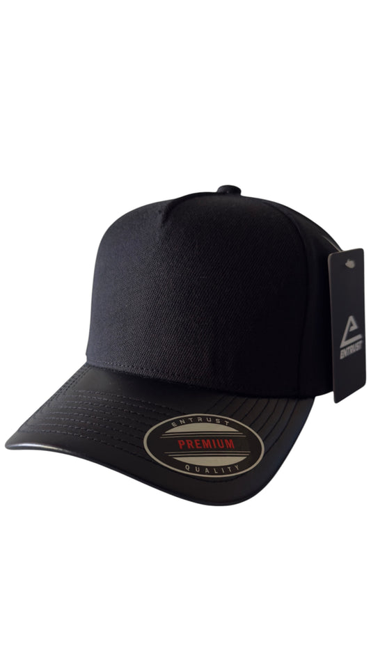 5PANEL VISOR CUERO