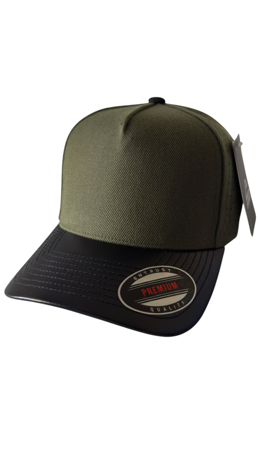 5PANEL VISOR CUERO
