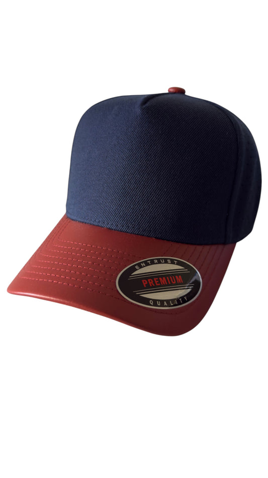 5PANEL VISOR CUERO