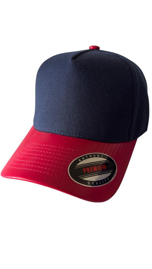 5PANEL VISOR CUERO